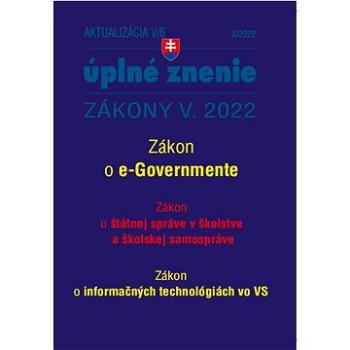 Aktualizácia V/6 2022 – štátna služba, informačné technológie verejnej správy (9772730035089)