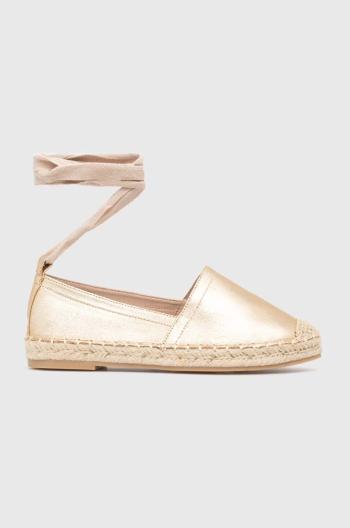 Espadrilky Answear Lab zlatá barva