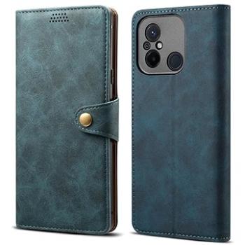 Lenuo Leather flipové pouzdro pro Xiaomi Redmi 12C, modrá (348436)