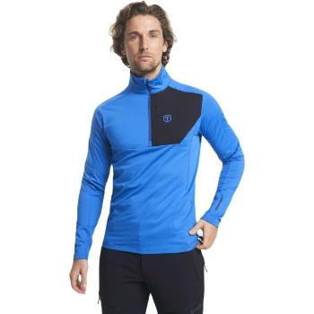 TENSON TXLITE HALF ZIP Pánská mikina, modrá, velikost