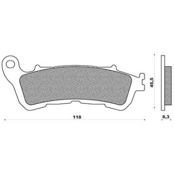 NEWFREN brzdové destičky (směs SCOOTER ELITE SINTERED) (2ks) M502-528 (M502-528)