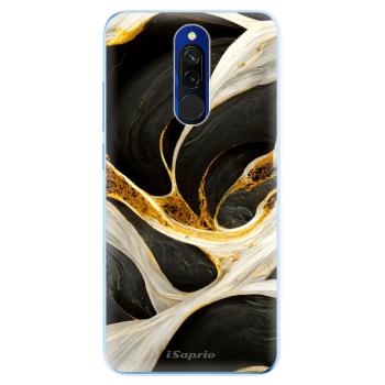 Odolné silikonové pouzdro iSaprio - Black and Gold - Xiaomi Redmi 8