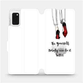 Flipové pouzdro na mobil Samsung Galaxy A41 - M046P Be yourself (5903516173150)