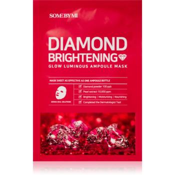 Some By Mi Glow Luminous Red Diamond Brightening rozjasňující plátýnková maska 25 g