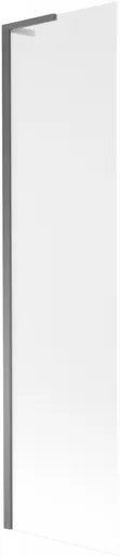 MEXEN/S Next L vanová zástěna FIX 50 x 150, dekor, grafit metal 895-050-000-03-30-95
