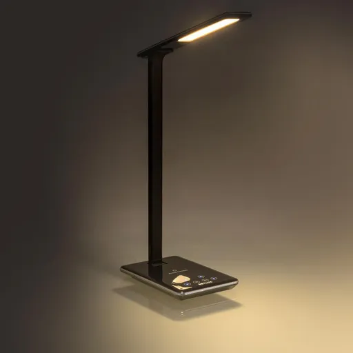 RTL 198 stm.LED lampa černá Qi 5W RETLUX