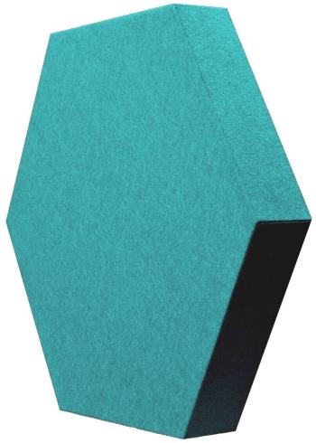 Mega Acoustic HexaPET 3 cm Turquoise Absorpční penový panel