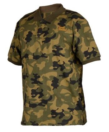 Prologic polokošile bank bound camo polo-velikost m