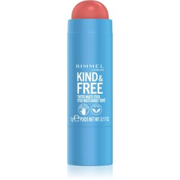 Rimmel Kind & Free multifunkční líčidlo pro oči, rty a tvář odstín 001 Caramel Dusk 5 g