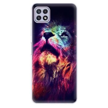 Odolné silikonové pouzdro iSaprio - Lion in Colors - Samsung Galaxy A22 5G