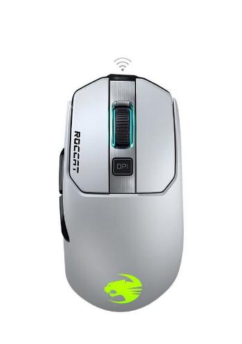 ROCCAT KAIN 202 AIMO BEZDROTOVA HERNA MYS, 2,4GHZ WIRELESS, 16000 DPI, RGB, BIELA