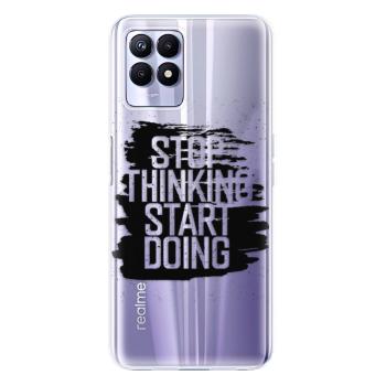 Odolné silikonové pouzdro iSaprio - Start Doing - black - Realme 8i