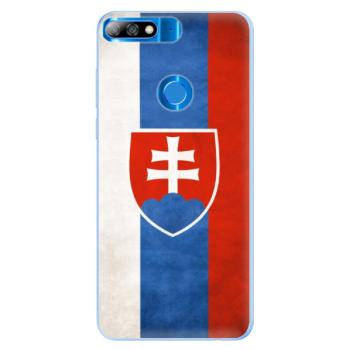 Silikonové pouzdro iSaprio - Slovakia Flag - Huawei Y7 Prime 2018