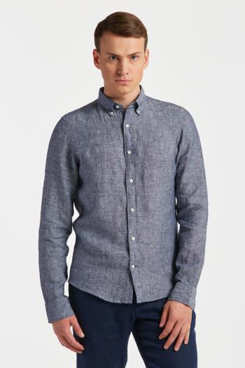 KOŠILE GANT SLIM LINEN SHIRT MARINE