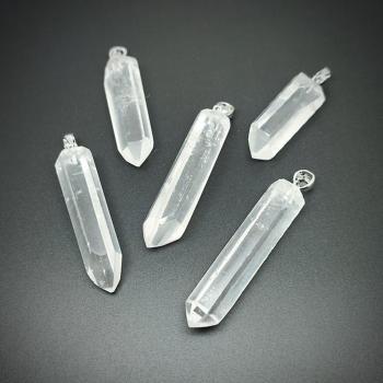 Csúcs medál hegyikristály 4-6cm (MDG)