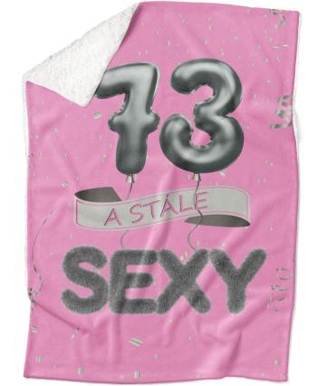 Deka Stále sexy – Ružová (vek: 73, Podšitie baránkom: ÁNO)