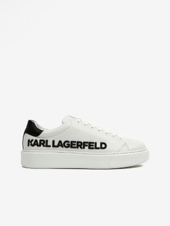 Karl Lagerfeld Maxi Up Injekt Logo Tenisky Bílá