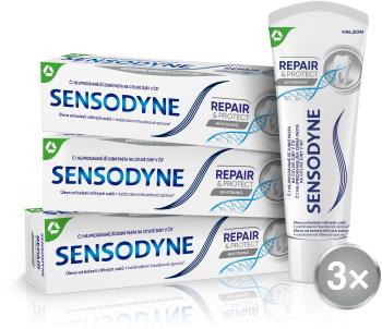 Fogkrém SENSODYNE Repair & Protect Whitening 3 × 75 ml