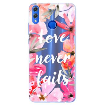 Silikonové pouzdro iSaprio - Love Never Fails - Huawei Honor 8X