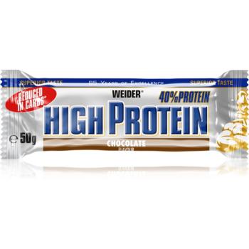 Weider High Protein proteinová tyčinka příchuť Chocolate 50 g