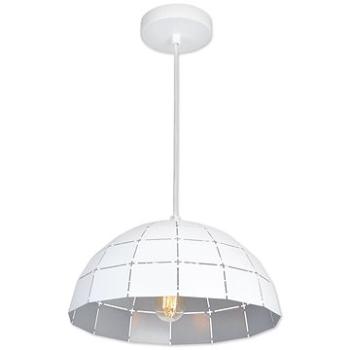 Top Light Apolo 30B - Lustr na lanku 1xE27/40W/230V bílá/stříbrná (114276)