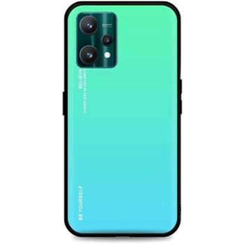 TopQ Kryt LUXURY Realme 9 Pro pevný duhový zelený 73246 (Sun-73246)