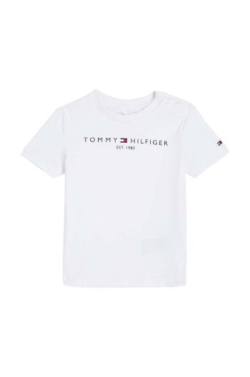 Dětské tričko Tommy Hilfiger bílá barva, KN0KN01487