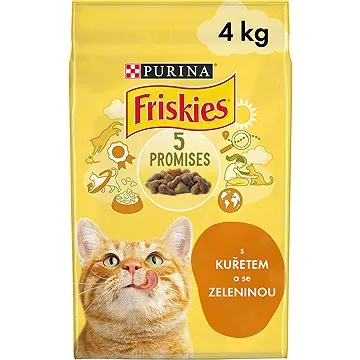 Friskies Cat s kuřetem a se zeleninou 4 kg (7613033485244)
