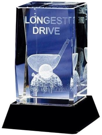 Longridge Longest Drive Crystal Golfová trofej
