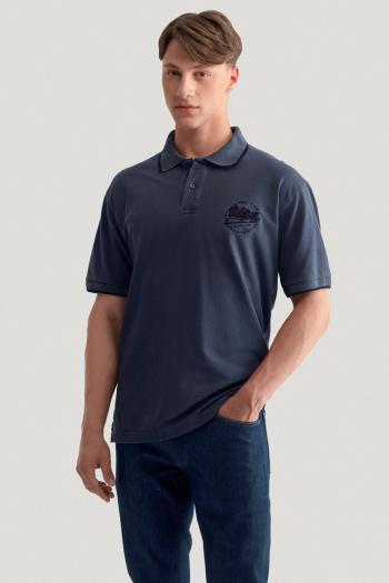 POLOKOŠILE GANT USA SS POLO PIQUE EVENING BLUE