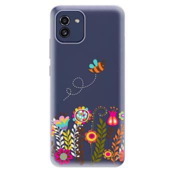 Odolné silikonové pouzdro iSaprio - Bee 01 - Samsung Galaxy A03