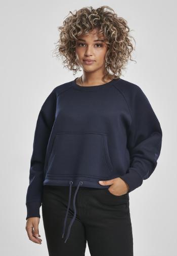 Urban Classics Ladies Oversized Short Raglan Crew midnightnavy - 5XL