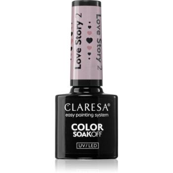 Claresa SoakOff UV/LED Color Love Story gelový lak na nehty odstín 2 5 g