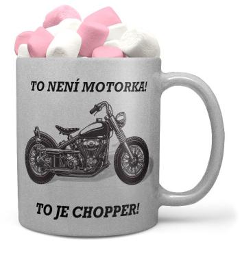 Hrnek To je Chopper - stříbrný (Náplň hrníčku: Marshmallow)