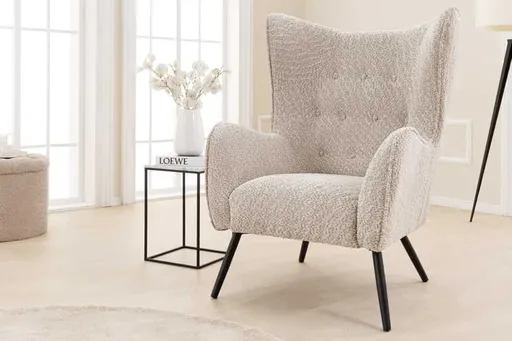 Křeslo ušák AMYKLAS Dekorhome