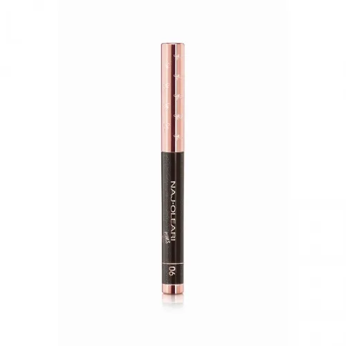 Naj-Oleari Absolute Stay Eyeshadow dlouhotrvající oční stíny v tyčince - 06 vinyl black 1,64g