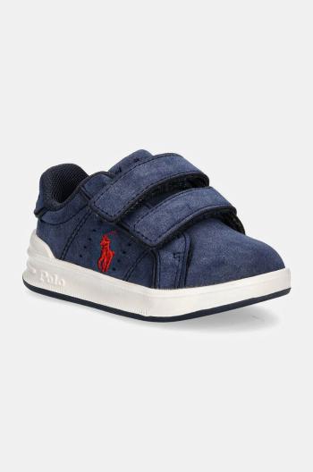 Dětské sneakers boty Polo Ralph Lauren HERITAGE COURT III EZ tmavomodrá barva, RL00972410