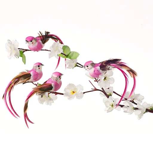 4 dekorativní ptáčci