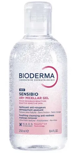 Bioderma Čisticí micelární gel pro citlivou pleť Sensibio AR+ (Gel Micellaire) 250 ml