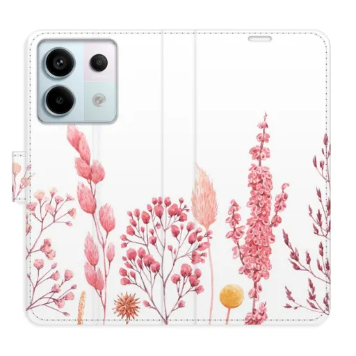 Flipové pouzdro iSaprio - Pink Flowers 03 - Xiaomi Redmi Note 13 Pro 5G / Poco X6 5G