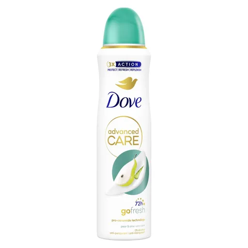 Dove Antiperspirant ve spreji Advanced Care Pear & Aloe Vera (Anti-Perspirant) 150 ml