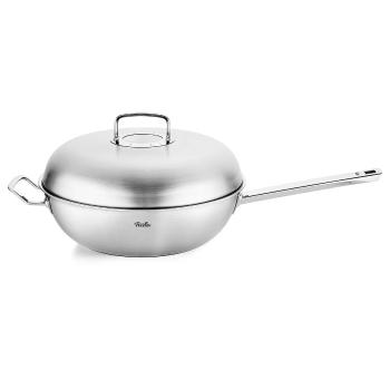 Wok ORIGINAL PROFI 32 cm, stříbrná, nerezová ocel, Fissler