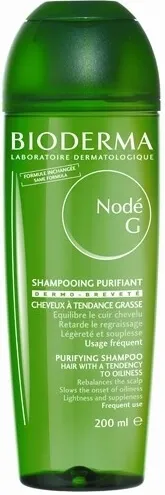 Bioderma Šampon pro mastné vlasy Nodé G (Purifying Shampoo) 400 ml