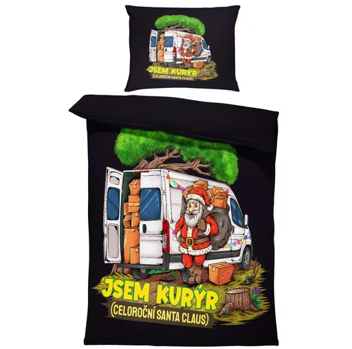 Povlečení Celoroční kurýr (Rozměr : 1x150/200 + 1x60/50)