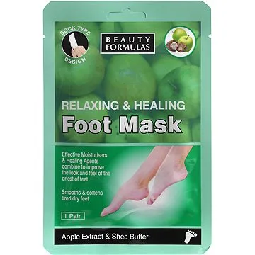 BEAUTY FORMULAS Relaxační a léčivá maska na chodidla (1 pár) (5012251011433)