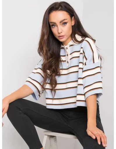 Dámská halenka Maya RUE PARIS modrá