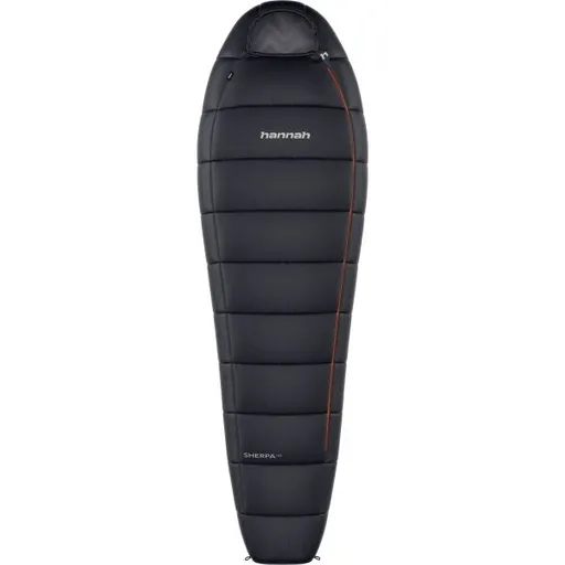 Hannah SHERPA 160 Třísezónní spací pytel, černá, velikost 215 cm - pravý zip