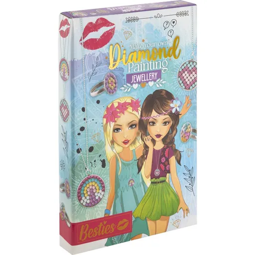 Sada na výrobu šperků - diamantové malování Besties