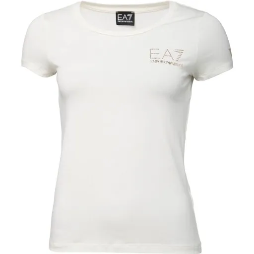 EA7 T-SHIRT Dámské tričko, bílá, velikost