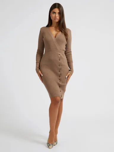 Guess dámské hnědé šaty W2BK39Z2V42 S